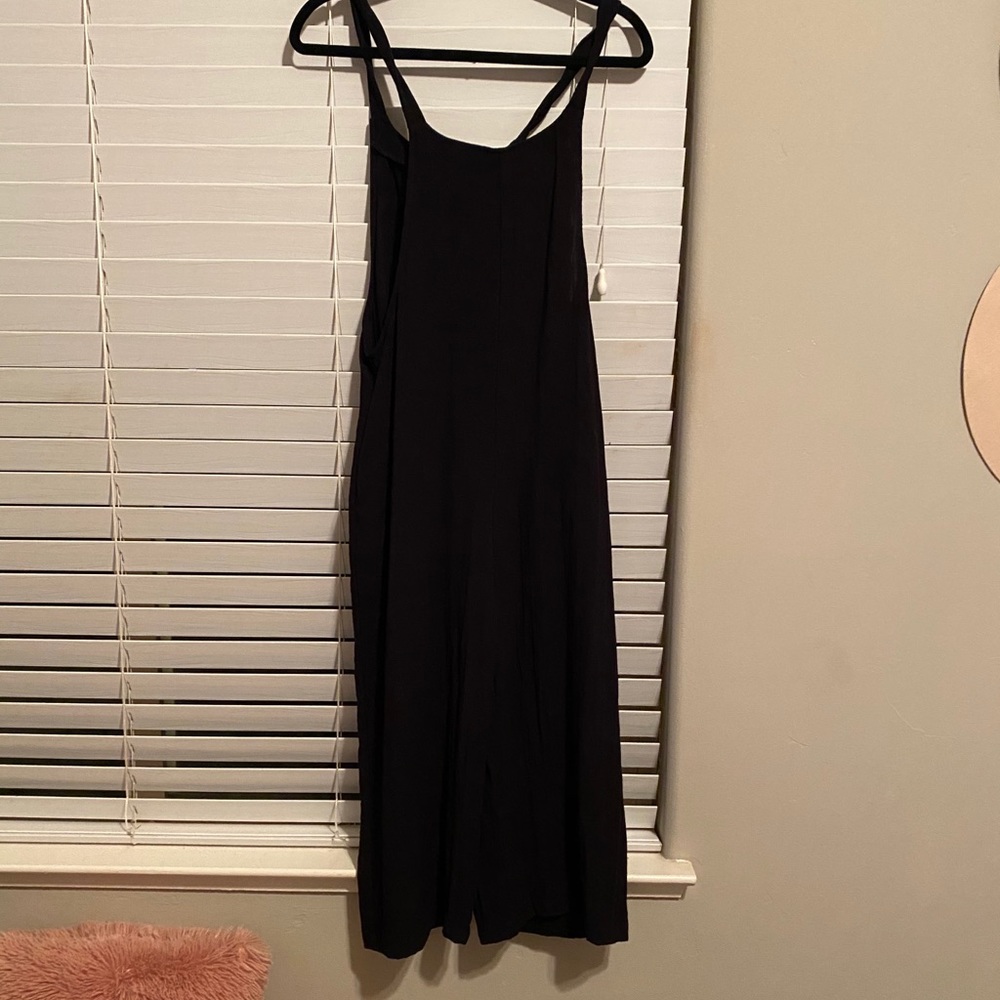 Black Lose Fitting Casual Jumpsuit